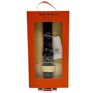 Tory Burch Eleanor Black Stainless Steel Bracelet for Apple Watch (TBS0115E)